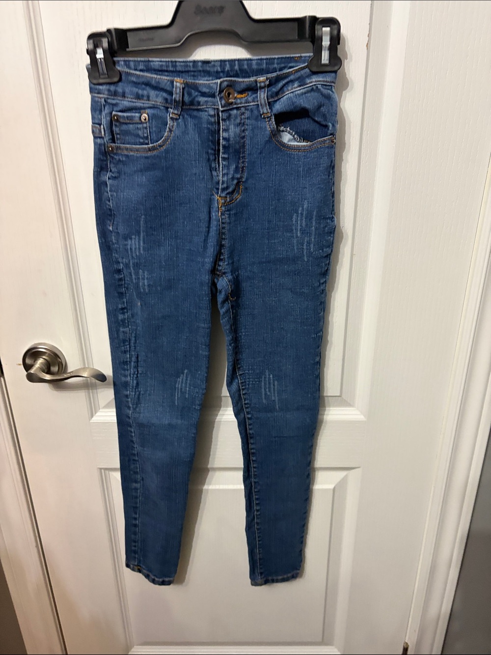 Blue Women's Denim Skinny Jeans